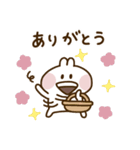 うさうさぎ 冬のスタンプ（個別スタンプ：9）