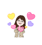 少し若作りしました(^^;;（個別スタンプ：3）