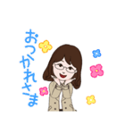 少し若作りしました(^^;;（個別スタンプ：4）