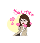 少し若作りしました(^^;;（個別スタンプ：6）
