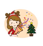 クリスマスだよ♡かわいい主婦（個別スタンプ：27）