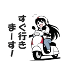 原付少女（個別スタンプ：14）