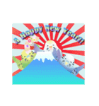 動く！インコトリ尾 冬編（個別スタンプ：13）