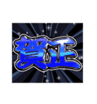 ▶飛び出す文字【動く】激しい返信あけ再販（個別スタンプ：6）