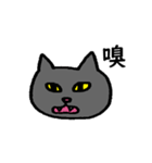 猫と一文字（個別スタンプ：5）