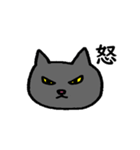 猫と一文字（個別スタンプ：14）