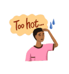 Girls ＆ Boys sticker by Natsuki Kurachi（個別スタンプ：16）