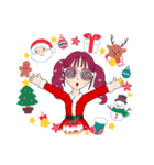 GIRL's(GAL)スタンプX‘masバージョン24個（個別スタンプ：2）