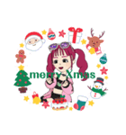 GIRL's(GAL)スタンプX‘masバージョン24個（個別スタンプ：3）