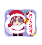 GIRL's(GAL)スタンプX‘masバージョン24個（個別スタンプ：4）