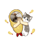 保護猫4兄弟のあいさつスタンプ（個別スタンプ：9）