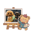 プードル・あいさつ（個別スタンプ：1）
