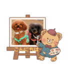 プードル・あいさつ（個別スタンプ：4）