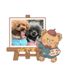 プードル・あいさつ（個別スタンプ：6）