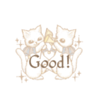 white cat march ＊（個別スタンプ：19）