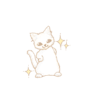 white cat march ＊（個別スタンプ：27）