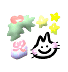 ●ぷく犬●ぷく猫  クリスマス＆年末＆お正月（個別スタンプ：3）
