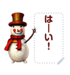 雪だるま2 スチームパンク【修正版】（個別スタンプ：21）