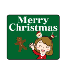 クリスマスだよ♡かわいい主婦【デカ文字】（個別スタンプ：31）