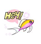 Cute Fish sticker of talking（個別スタンプ：5）