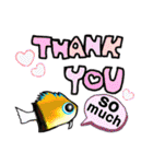 Cute Fish sticker of talking（個別スタンプ：11）