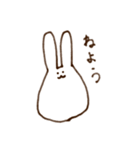 ないりのシンプルうさぎ（個別スタンプ：12）