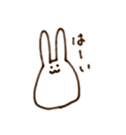 ないりのシンプルうさぎ（個別スタンプ：21）