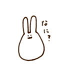 ないりのシンプルうさぎ（個別スタンプ：23）