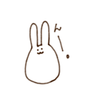 ないりのシンプルうさぎ（個別スタンプ：26）