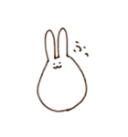 ないりのシンプルうさぎ（個別スタンプ：30）