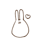 ないりのシンプルうさぎ（個別スタンプ：31）
