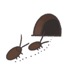 まだゴキブリを持っていないのは誰ですか？（個別スタンプ：25）