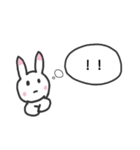 遅刻するウサギ（個別スタンプ：17）