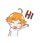 オレンジちゃん日常生活（個別スタンプ：3）