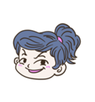 青髪ミキ（個別スタンプ：1）