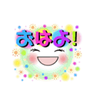 Smile＆Smile！！ カラフルなPOP-UPスタンプ☆（個別スタンプ：3）