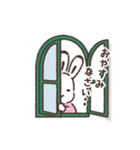 4 うさぎ のスタンプ 冬（個別スタンプ：24）