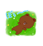 ビビっと！！ BROWN ＆ FRIENDS スタンプ（個別スタンプ：16）