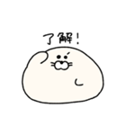 シンプルゆる手描き！まんまるあざらし（個別スタンプ：2）