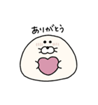 シンプルゆる手描き！まんまるあざらし（個別スタンプ：3）