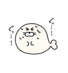 シンプルゆる手描き！まんまるあざらし（個別スタンプ：31）