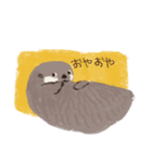 ラッコのあかちゃん2（個別スタンプ：11）