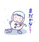 年末年始のあいさつ＊ゆきだるま5＊日常（個別スタンプ：34）