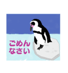 イラストペンギン（個別スタンプ：7）
