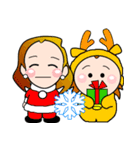 あけちゃん-11【クリスマスとお正月】（個別スタンプ：40）