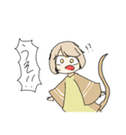 擬人化カナヘビちゃん（個別スタンプ：5）