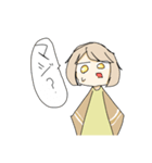 擬人化カナヘビちゃん（個別スタンプ：7）