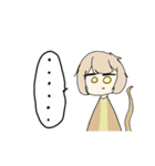擬人化カナヘビちゃん（個別スタンプ：10）