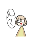 擬人化カナヘビちゃん（個別スタンプ：21）
