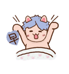 猫 と ニャ 恋愛中（個別スタンプ：4）